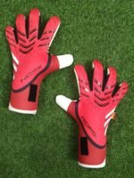 Professional Goalkeeper Gloves German latex quality with extra straps - Image 2